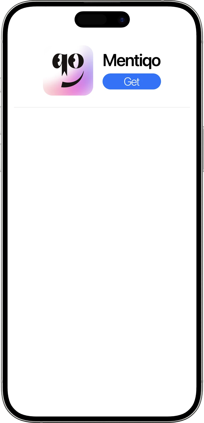 Mentiqo on iPhone